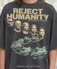 Reject Humanity Return To Frog Evolution Parody Comfort Colors® Tshirt, Amphibian Toad Vintage Meme Funny Nature Animal Lover Tee