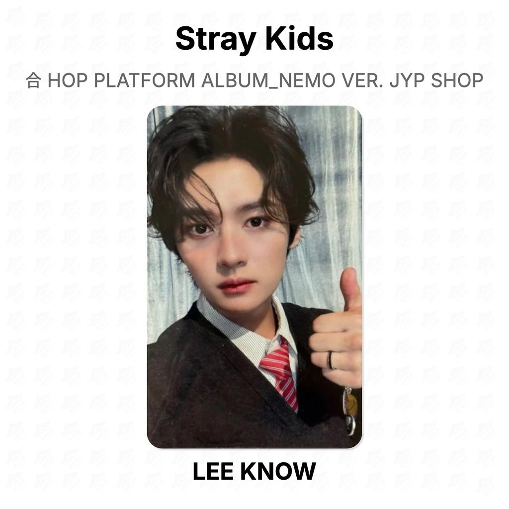 Stray Kids HOP PLATFORM ALBUM_NEMO VER. JYP SHOP Official Photocard