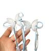Korean Fairy Ribbon Bow Tassel Hair Clip - Ballet Style