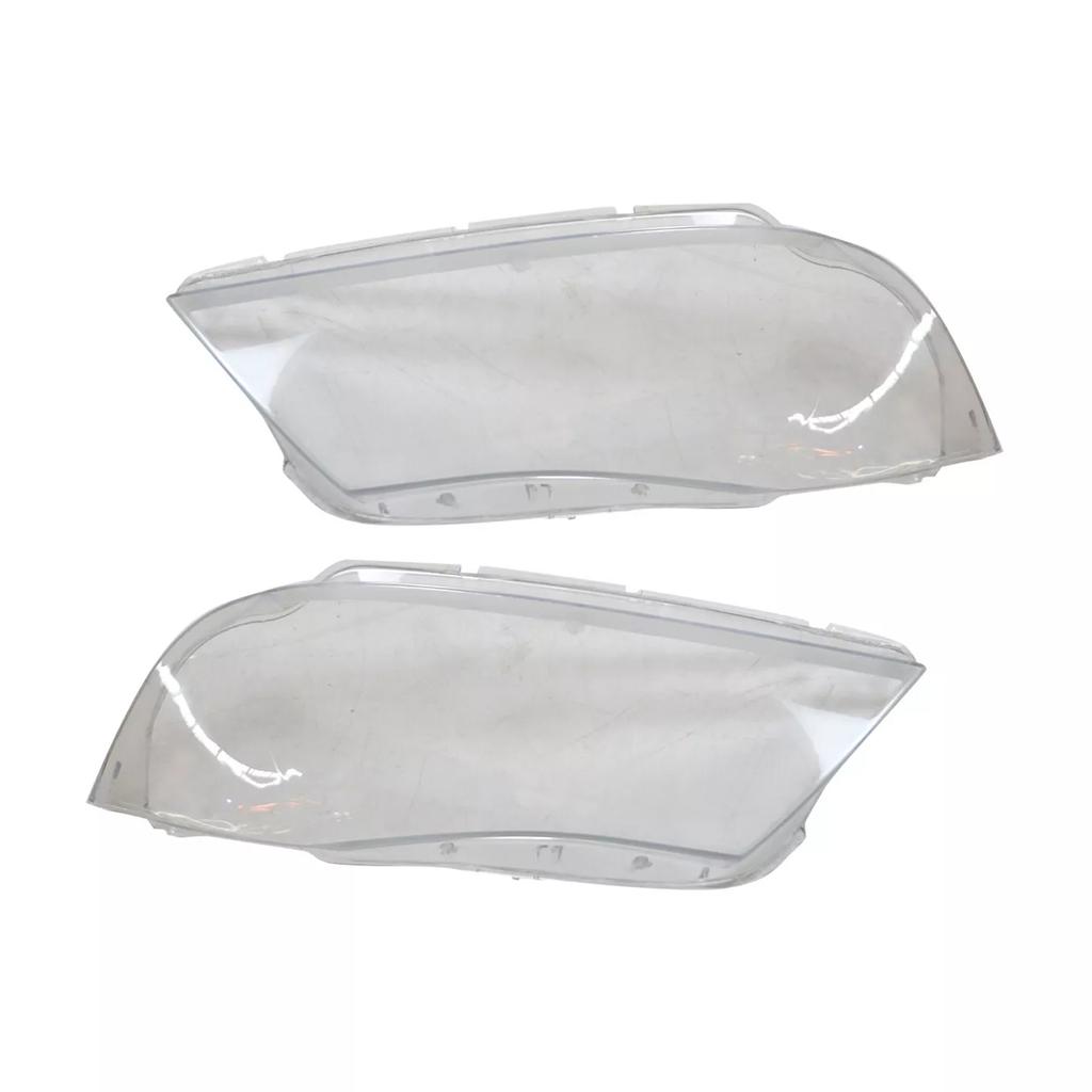 2PCS Xenon Headlight Headlamp Clear Lens Cover For BMW 3 E90 E91 Sedan 2005-2012