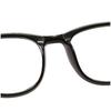 Blaulichtbrille PC-Rahmen Harzglas Blaulichtblockierend Strahlungsschutz Sonnenbrille Unisex Trend Klare Gläser Computerbrille