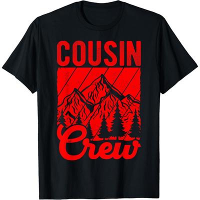 Cousin Crew Mountain Snow Family Best Crew Hike T-Shirt(1)