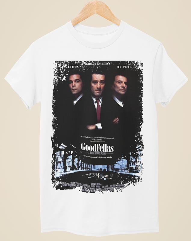 Goodfellas - Movie Poster Inspired Unisex White T-Shirt XL