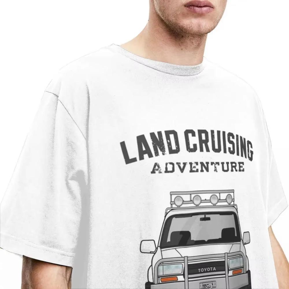 Trička Land Cruiser FJ 80 Series Muži Ženy Off Road FJ80 Auto Landcruising Dobrodružné Tričko Grafické Oblečení