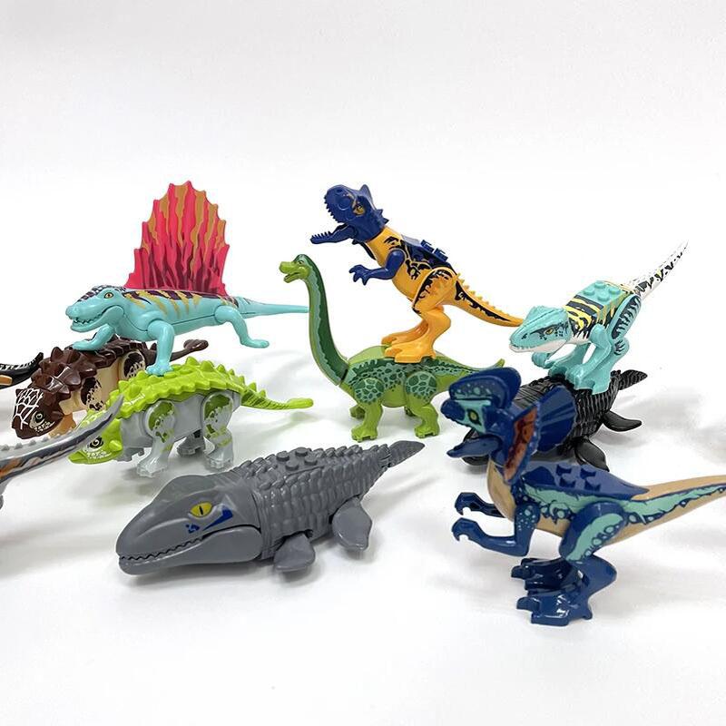 Parco Mondo dei Dinosauri Giurassici T Rex Sfera Gyrosfera Fuga Blocchi da Costruzione Giocattoli Educativi Per Bambini