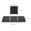30W Solar Panel 3 Fold Monocrystalline 2 TYPE-C Port Portable Outdoor Solar Panel Charger for Laptops Tablets Phones