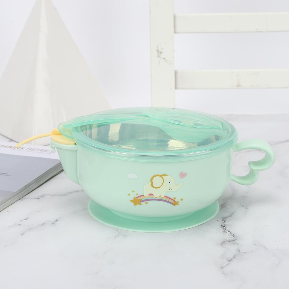 Children Feeding Tableware Water Injection Heat Preservation Bowl Sucker Bowl