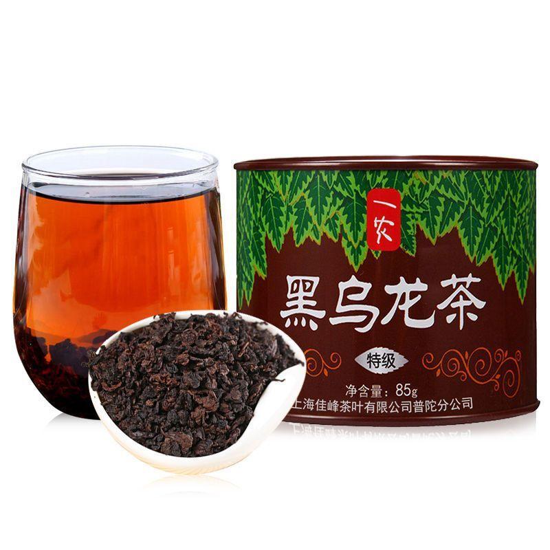 

Premium Black Oolong Tea 85g Can Strong Aroma Charcoal Technique 85g