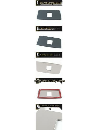 Tucson L Rear USB Port Stainless Steel Trim Accessory