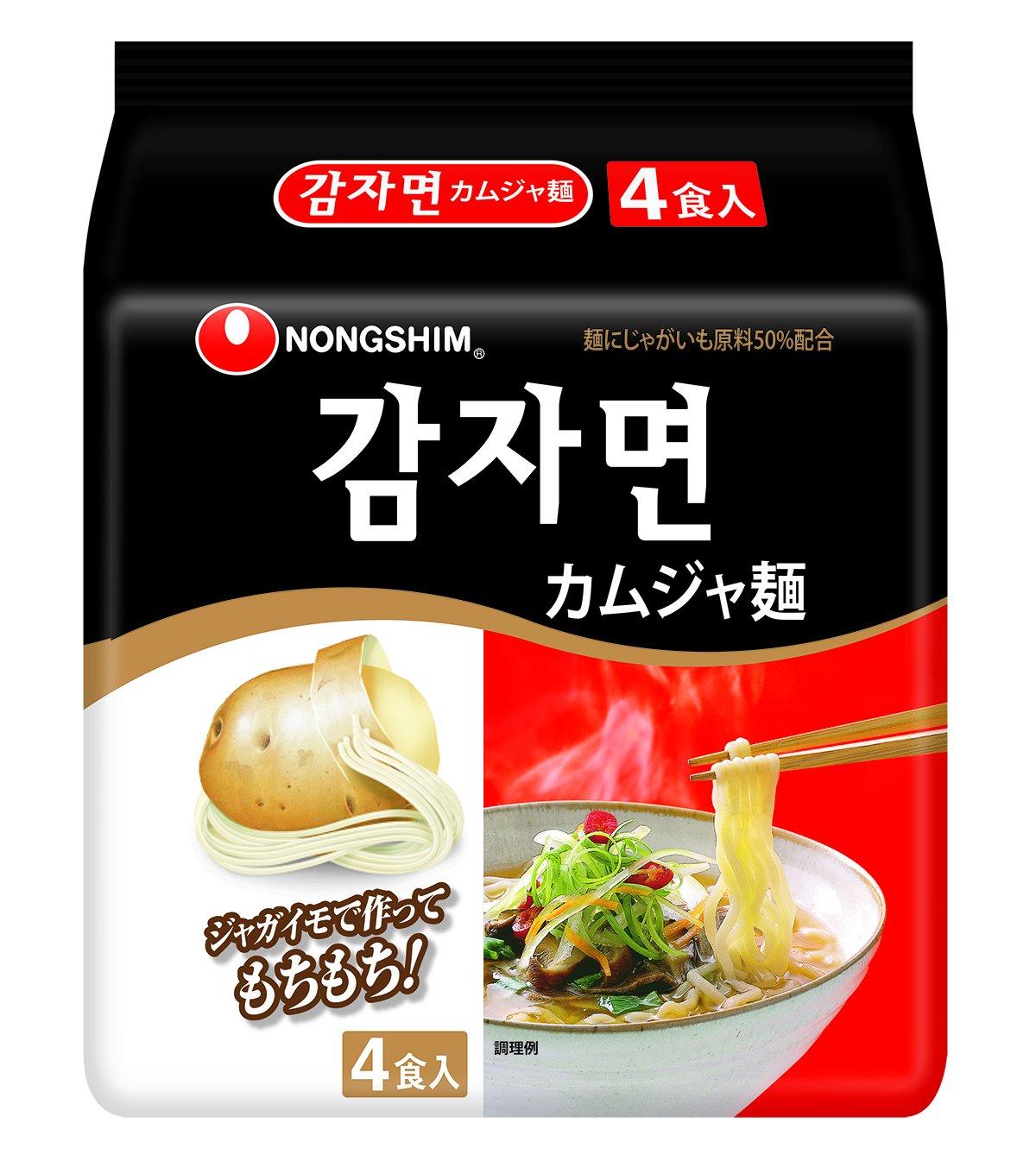 

Nongshim Spicy 4 100g x 12 packs Gamjamyeon, servings,