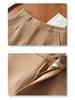 Women's Khaki Summer Suit Shorts, Thin Casual Loose Fit, Three-Point Design, Slimming Petite Hot Pants for 2025.