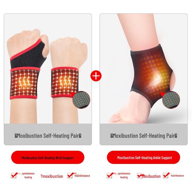 

Унисекс согревающий бандаж для голеностопа - Дышащий протектор при растяжениях и для облегчения холода One Size