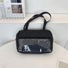 New Y2k Anime Polka Dot Ita Shoulder Bag Two-dimensional Cute Girl Transparent Tote Bag Large Capacity Otaku DIY Display Handbag