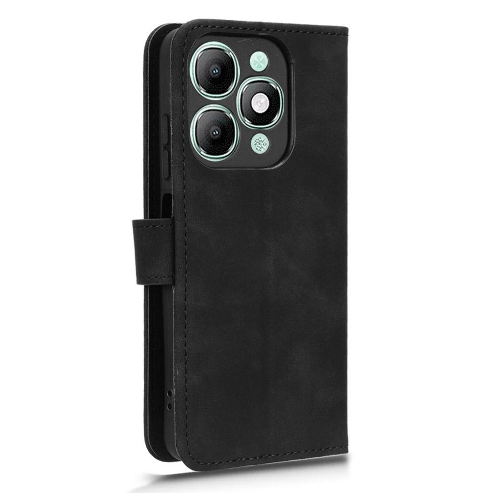 For Itel A90 4G Leather Case Skin Feel Anti Drop Wallet Flip Phone Cover