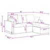 Sofa Dark Grey 178 X 134 X 80 Cm Velvet