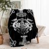 Viking Theme Printed Blanket - Perfect for Couch, Bed, Travel & Outdoor Use | Machine Washable, Cozy & Durable.