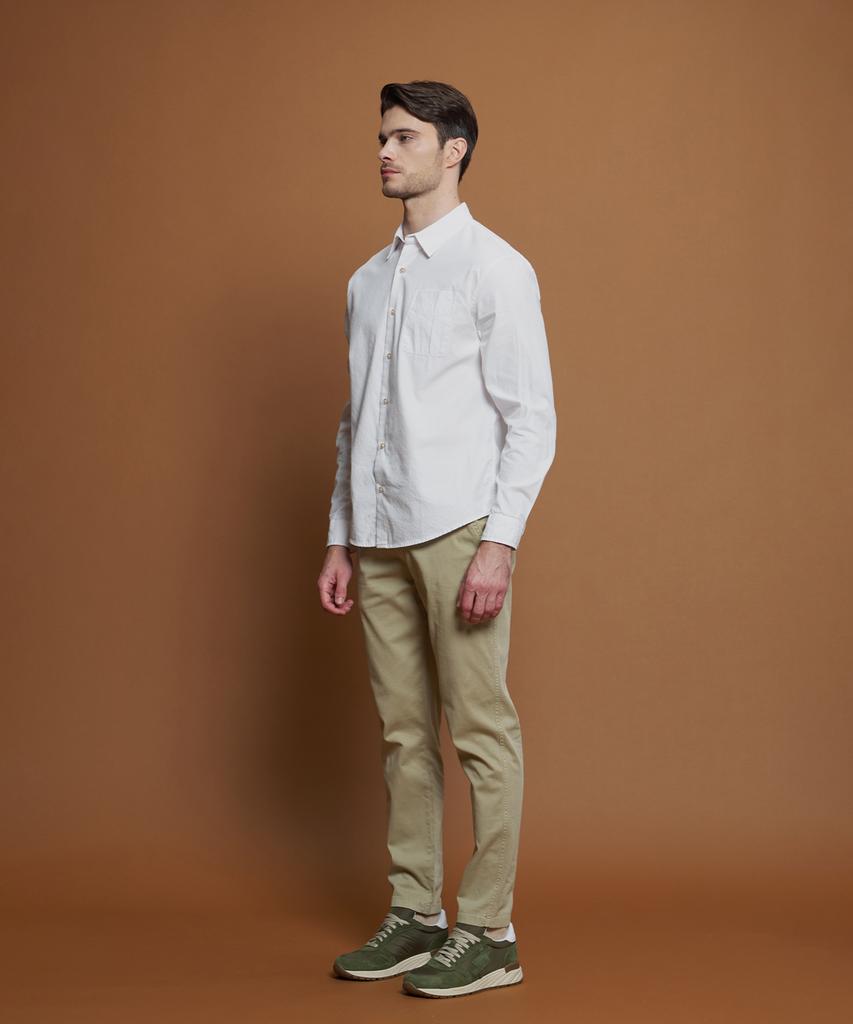 PANICALE Beige Drawstring Cotton Blend Twill Pants