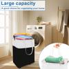 Laundry Basket with Wheels Collapsible Laundry Hamper Large Capacity Portable Rolling Laundry Basket for Home Dorm Laundry Room