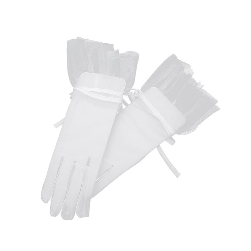 

Женские свадебные перчатки с бусинами, белые, бежевые, шампанского цвета, свадебные перчатки для невесты, короткие, с полным пальцем, свадебные аксессуары