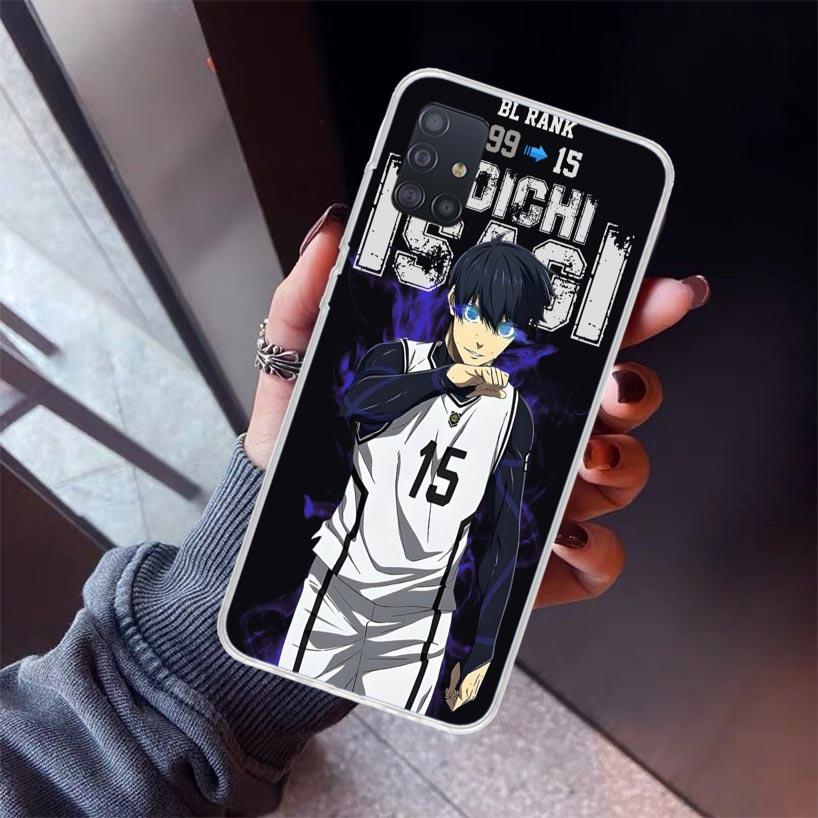 

Blue Lock Isagi Yoichi Phone Case For Samsung Galaxy A12 A52S A42 A32 A22 A51 A50 Note 20 Ultra 10 S10 Plus A71 A70 A31 A30 A10S Samsung A02