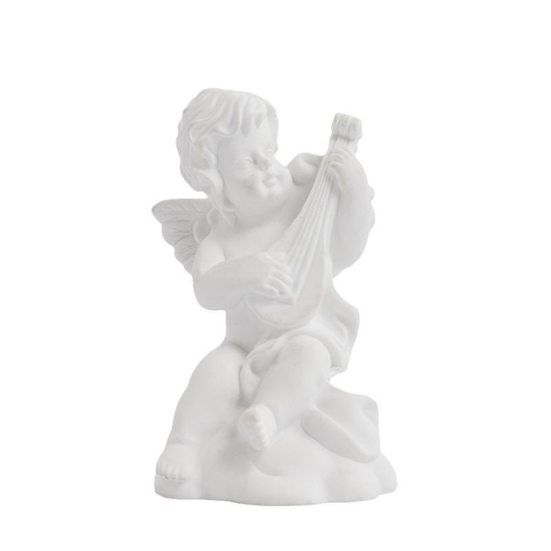 Mini Resin Angel Ornament for Home Décor and Photography Backgrounds