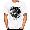 TEEHUB Vintage 3D Cat Play Guitar Men T-Shirt Fashion Streetwear Short Sleeve T Shirts Hipster Music Tee Cool Tops