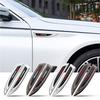 2Pcs Car Metal Side Wing Badge Body Fender Emblem Sticker Accessories For Hyundai i20 i30 Creta Tucson Elantra Santa Fe Kona i40 T6