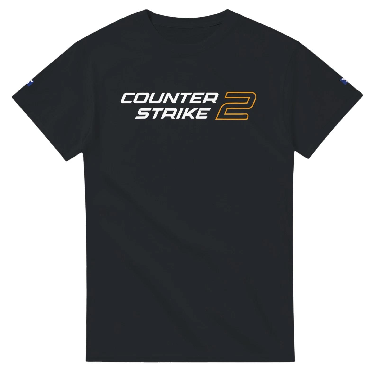 Counter Strike CS Летняя унисекс футболка из чистого хлопка, удобная, высококачественная, вдохновленная эпохой YK L