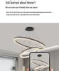 Light Luxury Italian Modern Chandelier - Grand Round Ring Nordic Lighting Fixture for Living Room or Hall
