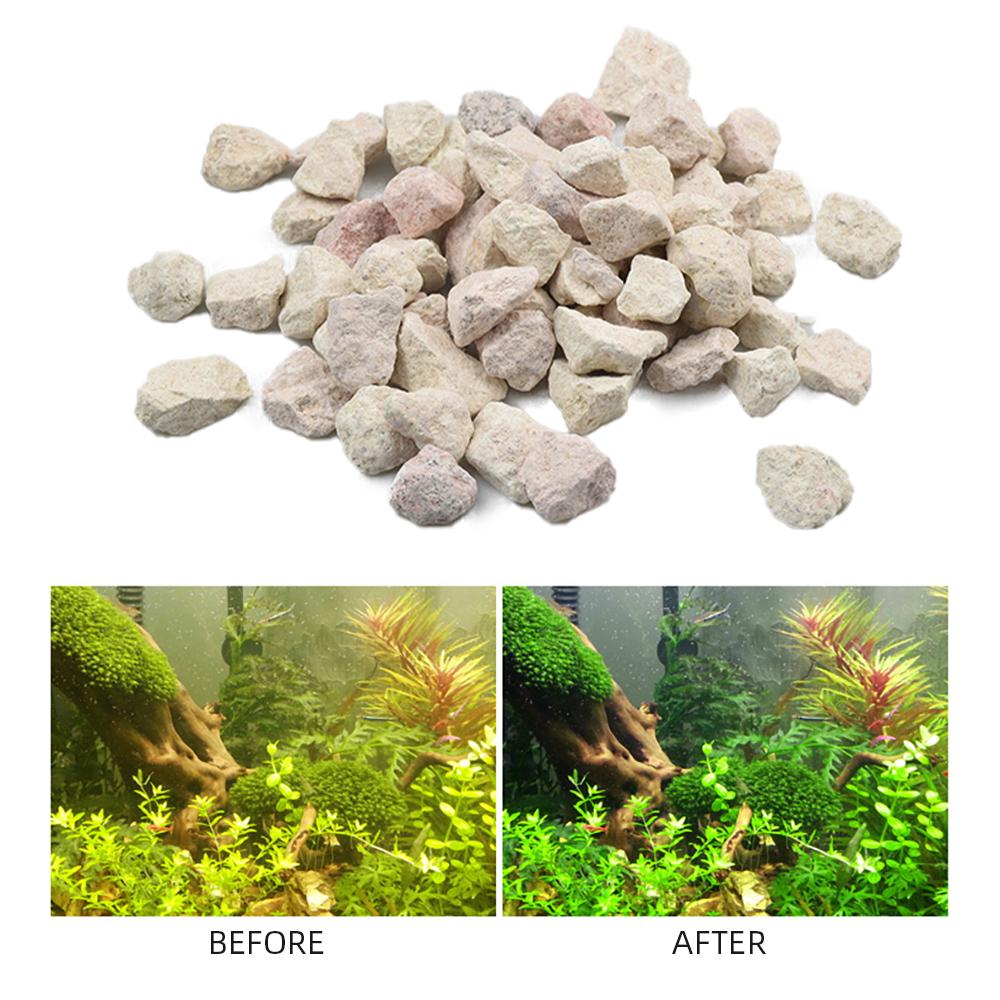 Aquarium Amoniac Verwijderaar Filter Aquarium Vis Tank Filtermedia 500G beige