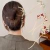 Serpentine U-Shaped Hair Stick Hairpin Snake Butterfly Tassel Hair Stick Coiled Hair Alloy Women Jewelry Hair Accessories