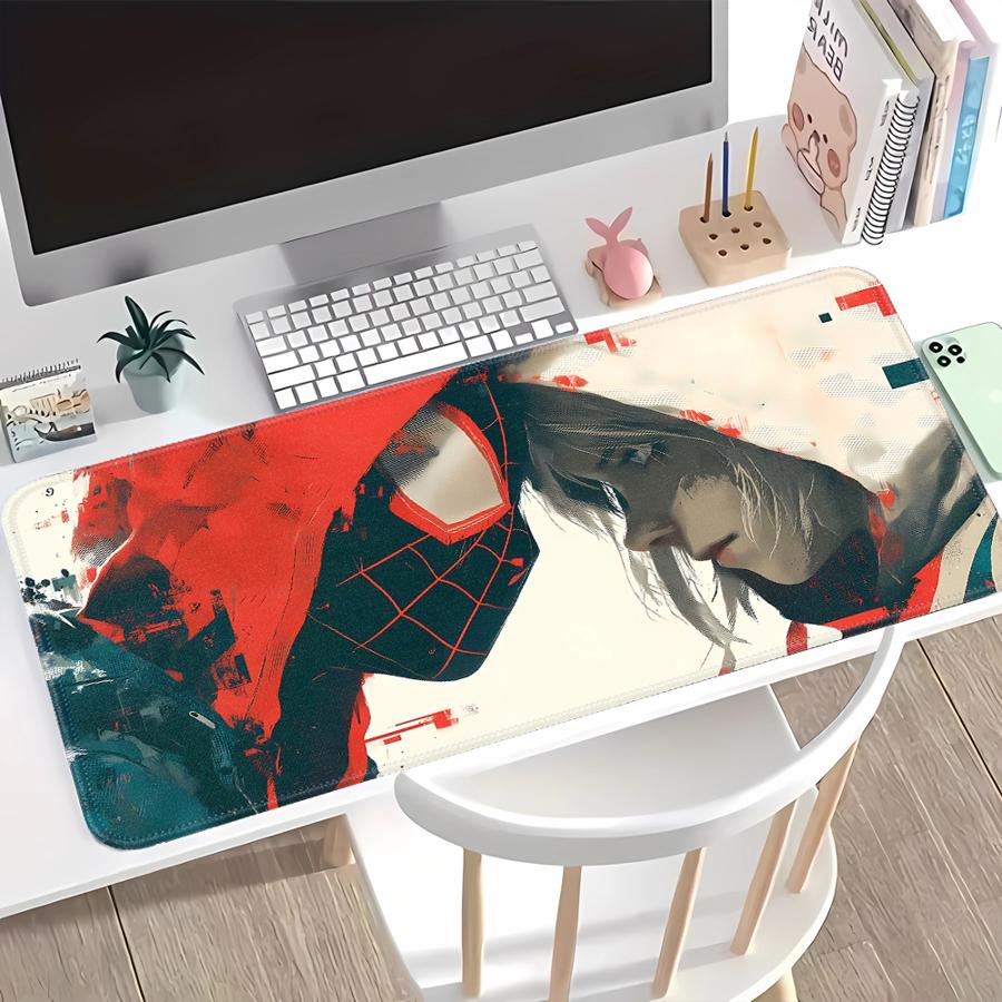 Marvel Comics Spider-Man Lovers overlock Mouse Pad Desk accessories Keyboard Mouse Pad office Pad Computer Laptop Pad Game