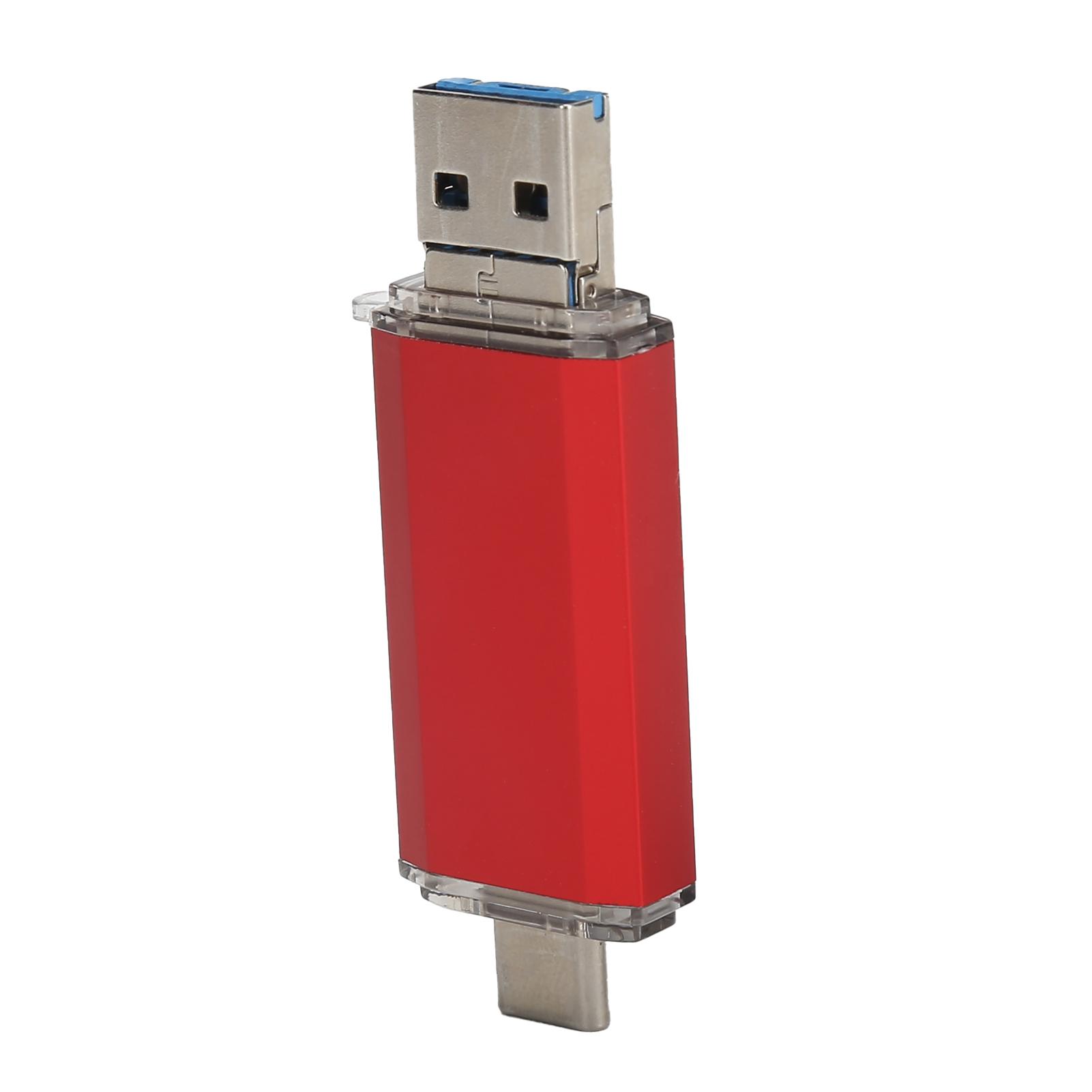 

USB 3.0 U-диск из красного алюминиевого сплава ThreeInOne высокоскоростное запоминающее устройство большой емкости(256GB ) 128GB