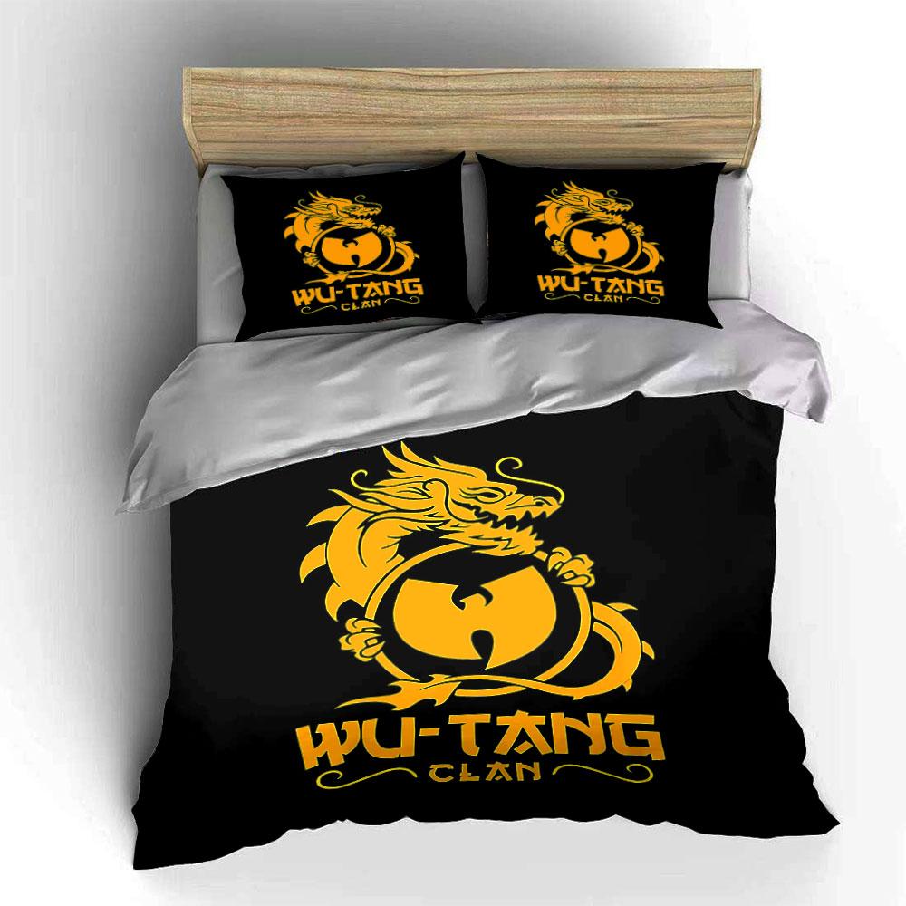 Drache Wu-Tang Bettwäscheset Bettwäsche Bettbezug Set Bettbezug Kissenbezüge (1 * Bettbezug 2 * Kissenbezüge, ohne Bettdecke)