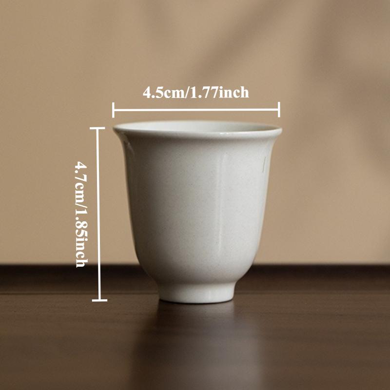 

Винтажные керамические фарфоровые чайные чашки ручной работы, набор чайной посуды, китайские пиалы для кунг-фу, мастер-чашки, посуда для чайной церемонии 1pcs