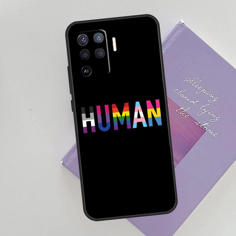 LOVE IS LOVE LGBT GAY PRIDE Case For Oppo A15 A16 A17 A52 A72 A76 A96 A74 A94 A53 A54S A57S A58 A78 A98 A77 Phone Cover