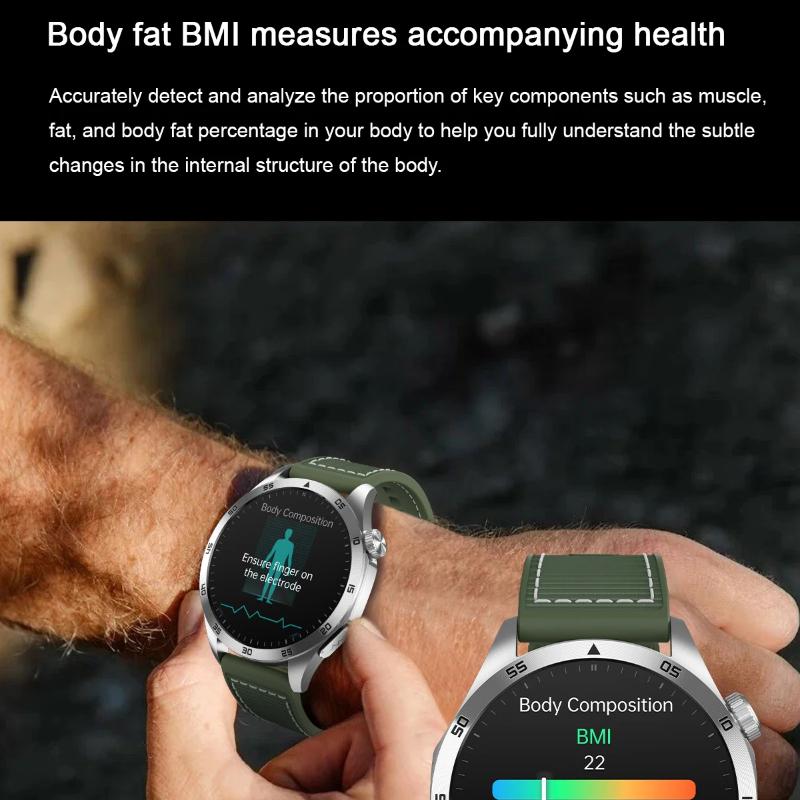 New Expert Health Smart Watch Men Uric Acid Blood Fat Blood Pressure ECG+PPG Heart Rate HD Bluetooth Call Sport Watch for IOS Android