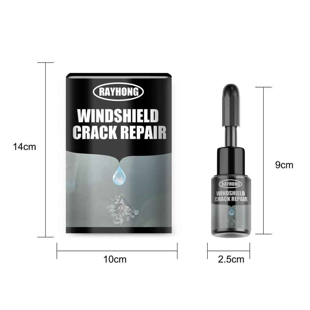 Windshield Crack Repair Fluid & Glass Bonding Agent