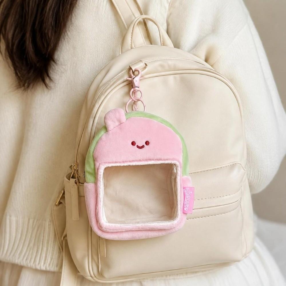 House Model Doll Protector Case with Clear Window Doll Display Bag Backpack Pendant