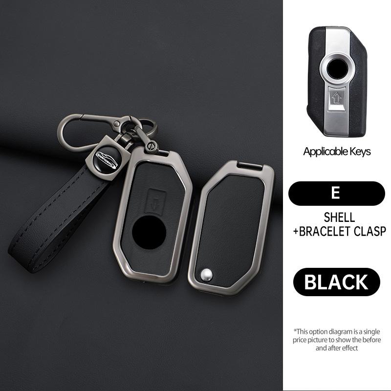 

Zinc Alloy + Leather Car Key Case For Bmw R1200Gs R1250Gs R1200Rt K1600 Gtgtl F850Gs F750Gs C400Gt F900R F900Xr R1200Rs K1600Gt