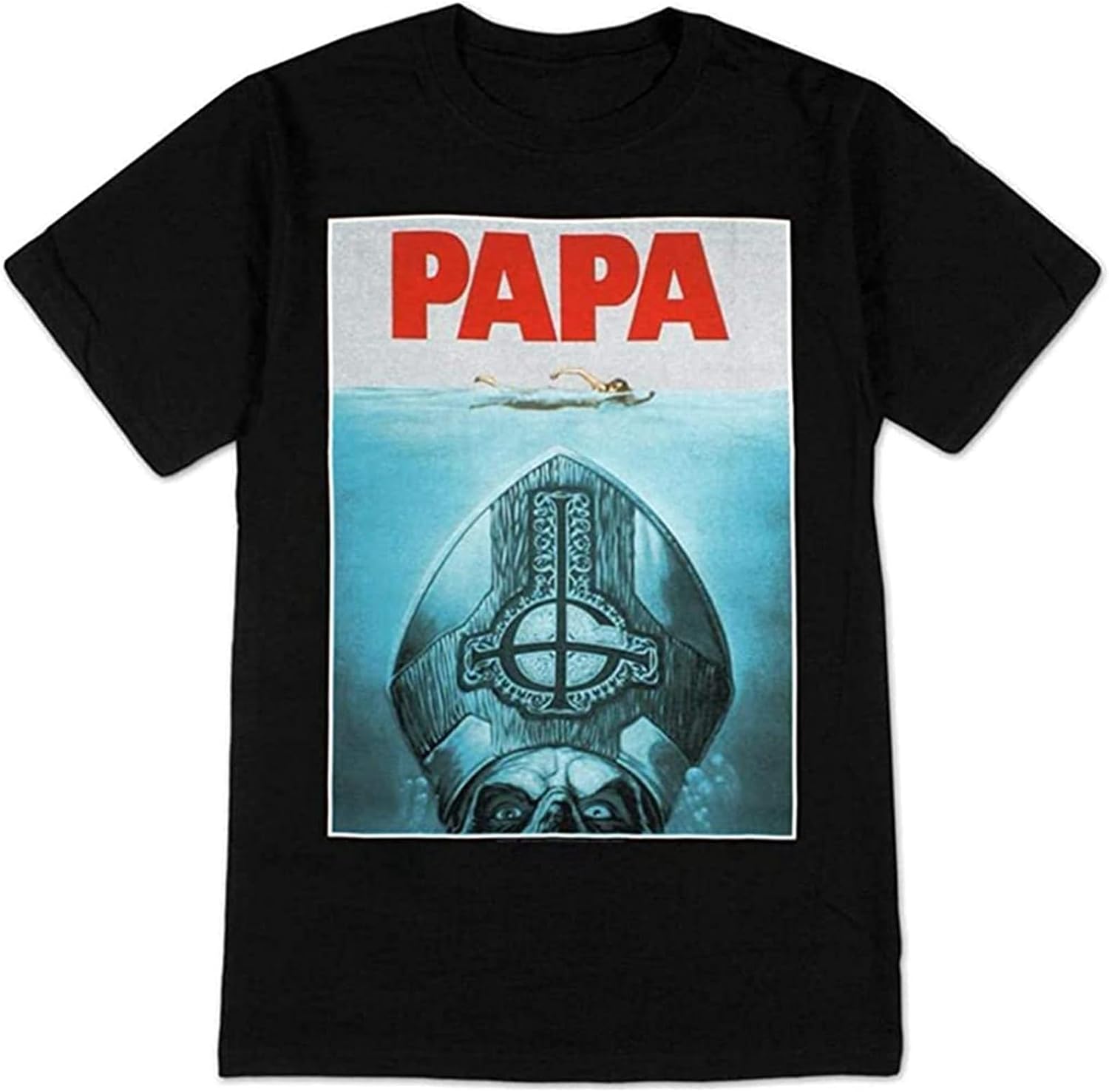 Papa Jaws Mens T Shirt S чёрный