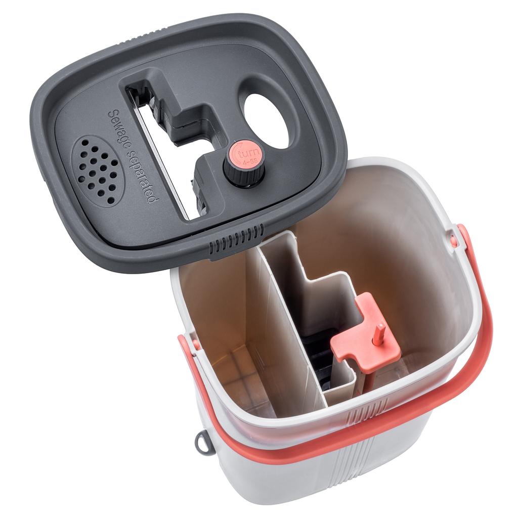 KADAX Mop płaski z separacją wody czystej i brudnej