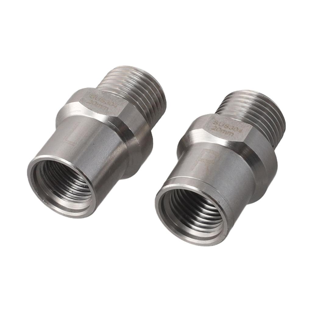 Bike Pedal Adapters Stainless Steel Pedal Adapter Fit 1/2 Inch Pedals And 9/16 Inch Cranks Cycling Accessories