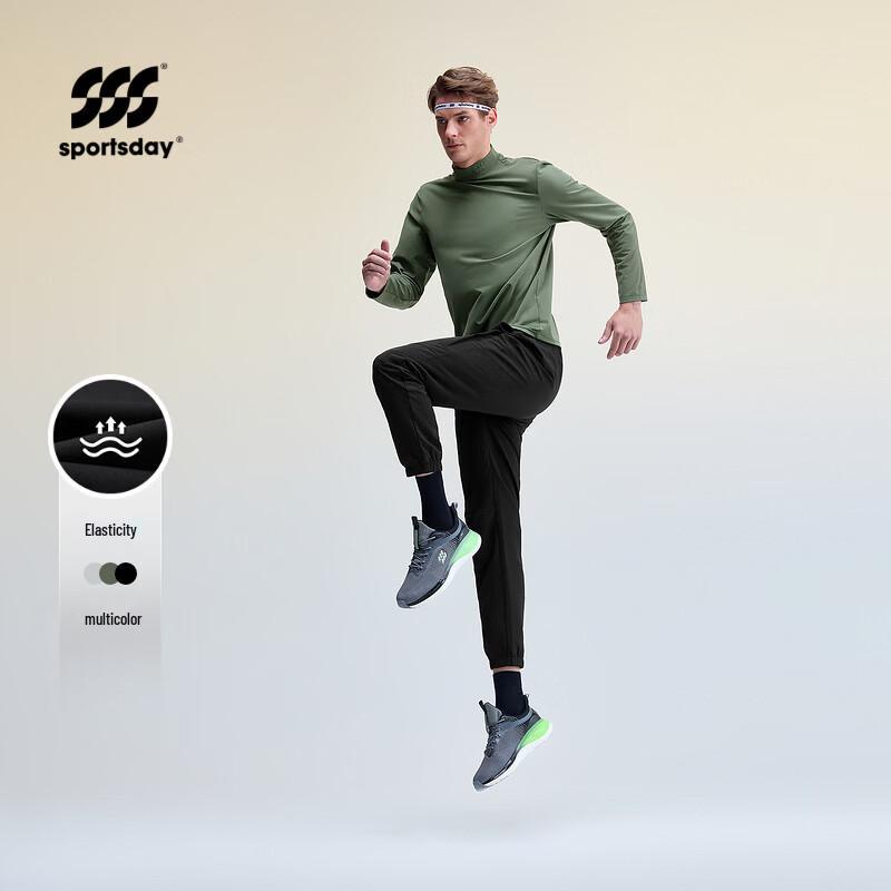 HLA Men s Long-Sleeve Sport Print T-Shirt S