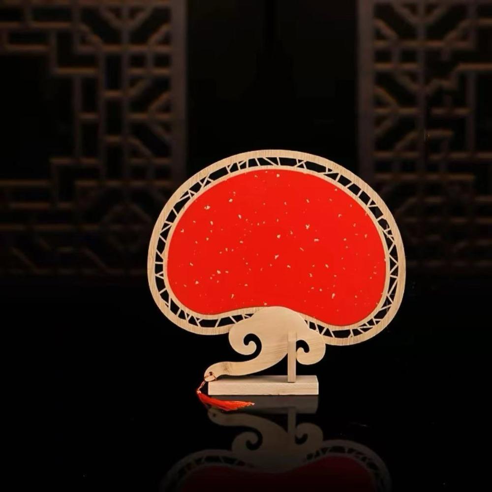 

Vintage Hand Fan Chinese Style Tuan Fan Classical Blank Xuan Paper Fan Photo Props Style 3