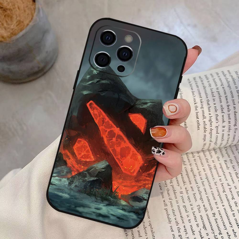 

Game D-Dota 2 Phone Case For iPhone 17,16,15,14,13,12,11 Plus,Pro Max,XS,Soft Silicone Black Cover iPhone13ProMax