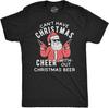 Santa Claus With Christmas Beer T-shirt