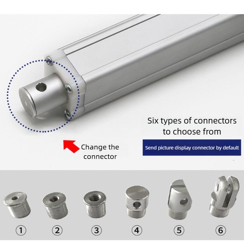 Electric Linear Actuator Motor Micro Silent Electric Push Rod Aluminum Alloy DC Automatic Telescopic Rod Motor
