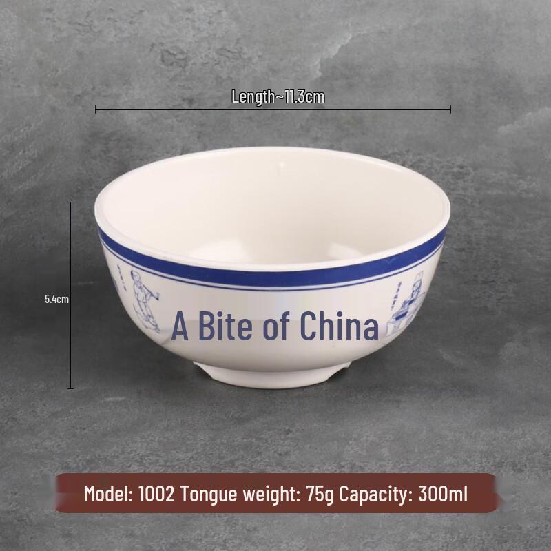 A8 Melamine Noodle Bowls (10-Pack)