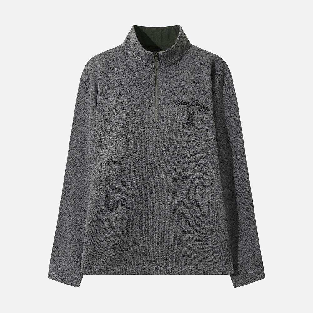 Dod Tempknit Basic Zip-Up Anorak (D.Charcoal Grey)
